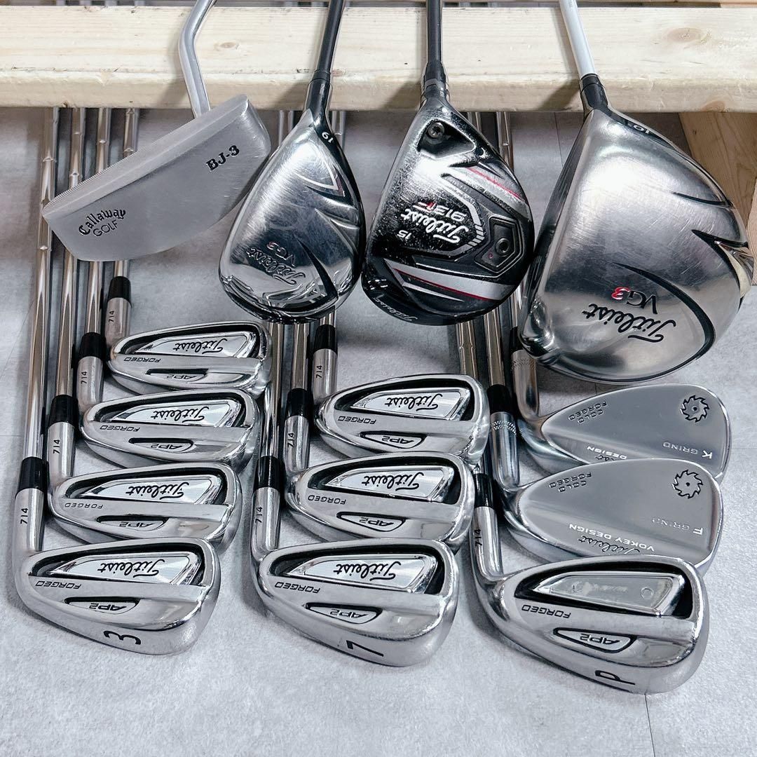 V459 タイトリスト メンズ ゴルフ クラブ セット 15点 豪華 かっこいい V459 タイトリスト メンズ ゴルフ クラブ セット 15点 豪華 かっこいい