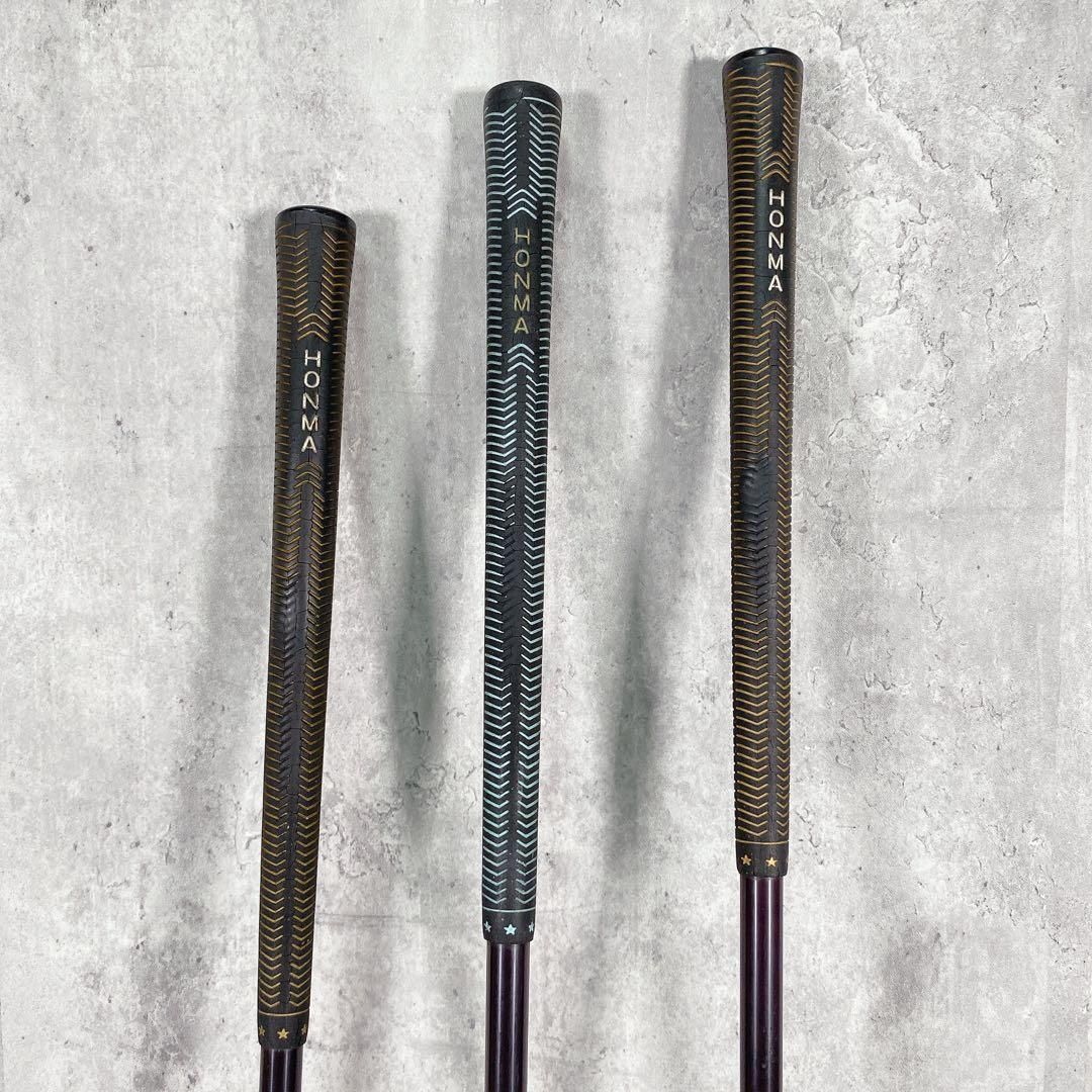 V411 左利き ホンマ EXTRA 90 パーシモン 3本 木製 左 販売 希少品