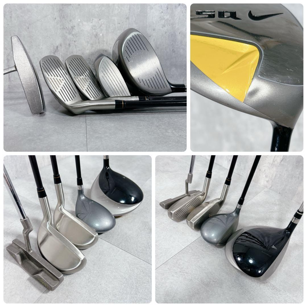 V457 ナイキ 他 メンズ ゴルフ クラブ フル セット 初心者 ビギナー
