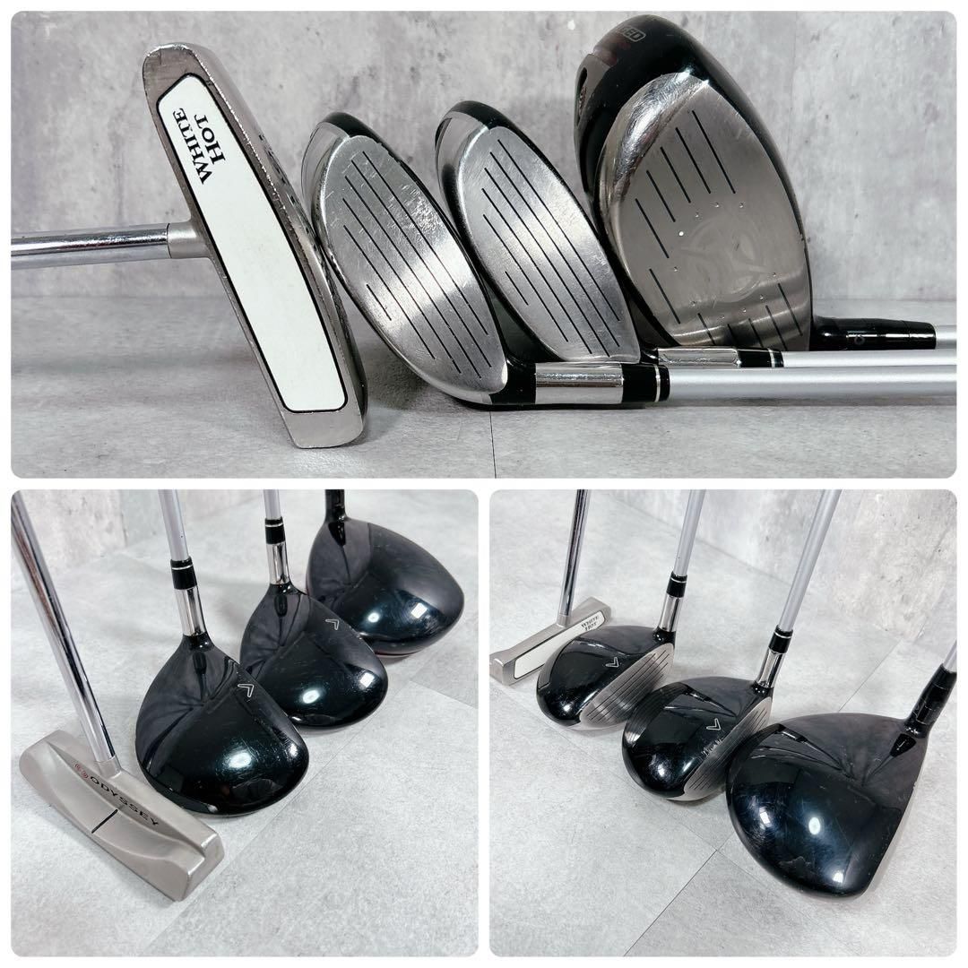 V479 キャロウェイ オークリー メンズ ゴルフ クラブ セット 白黒 V479 キャロウェイ オークリー メンズ ゴルフ クラブ セット 白黒