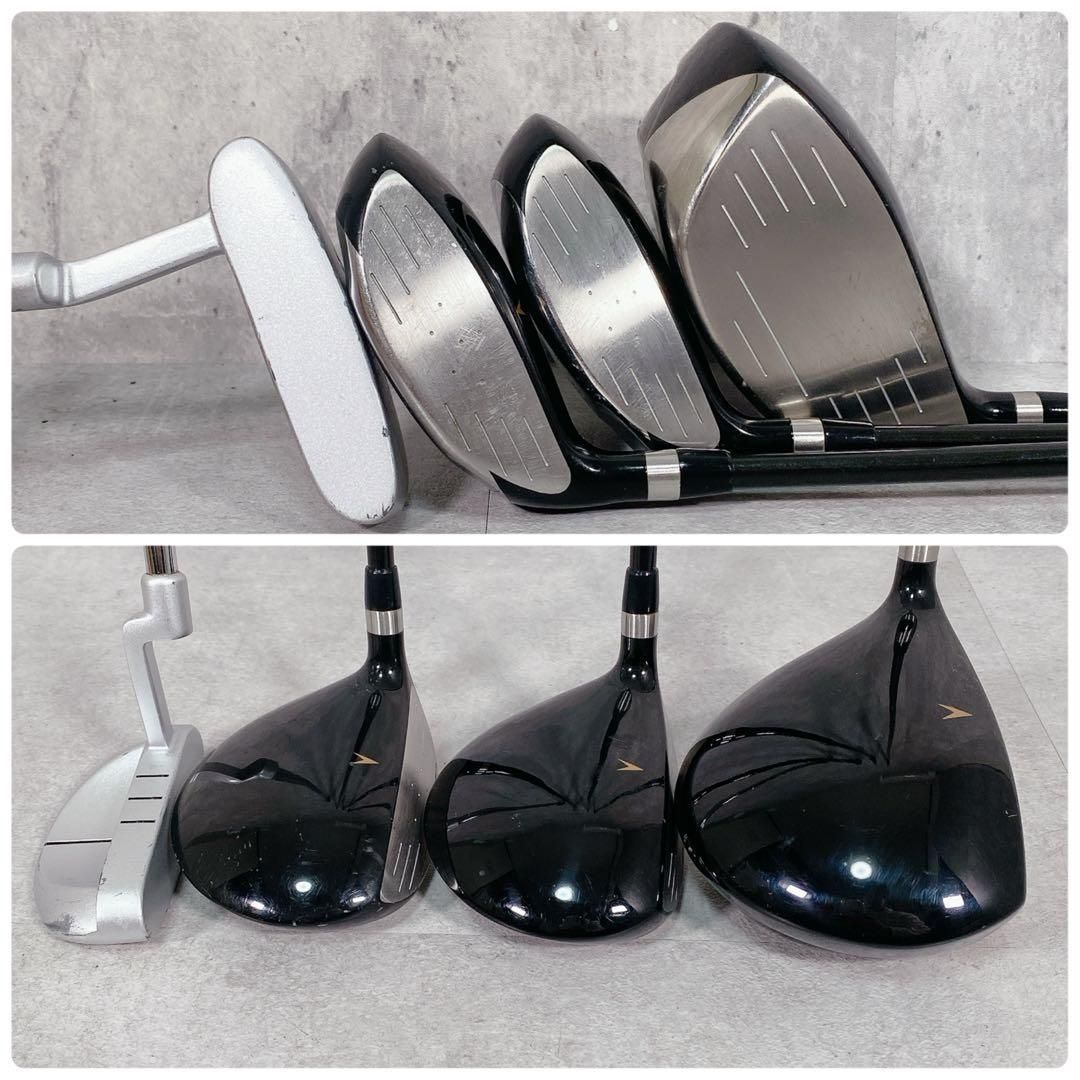 V481 FITWAY メンズ ゴルフ クラブ セット フレックスR 赤 黒 - メルカリ