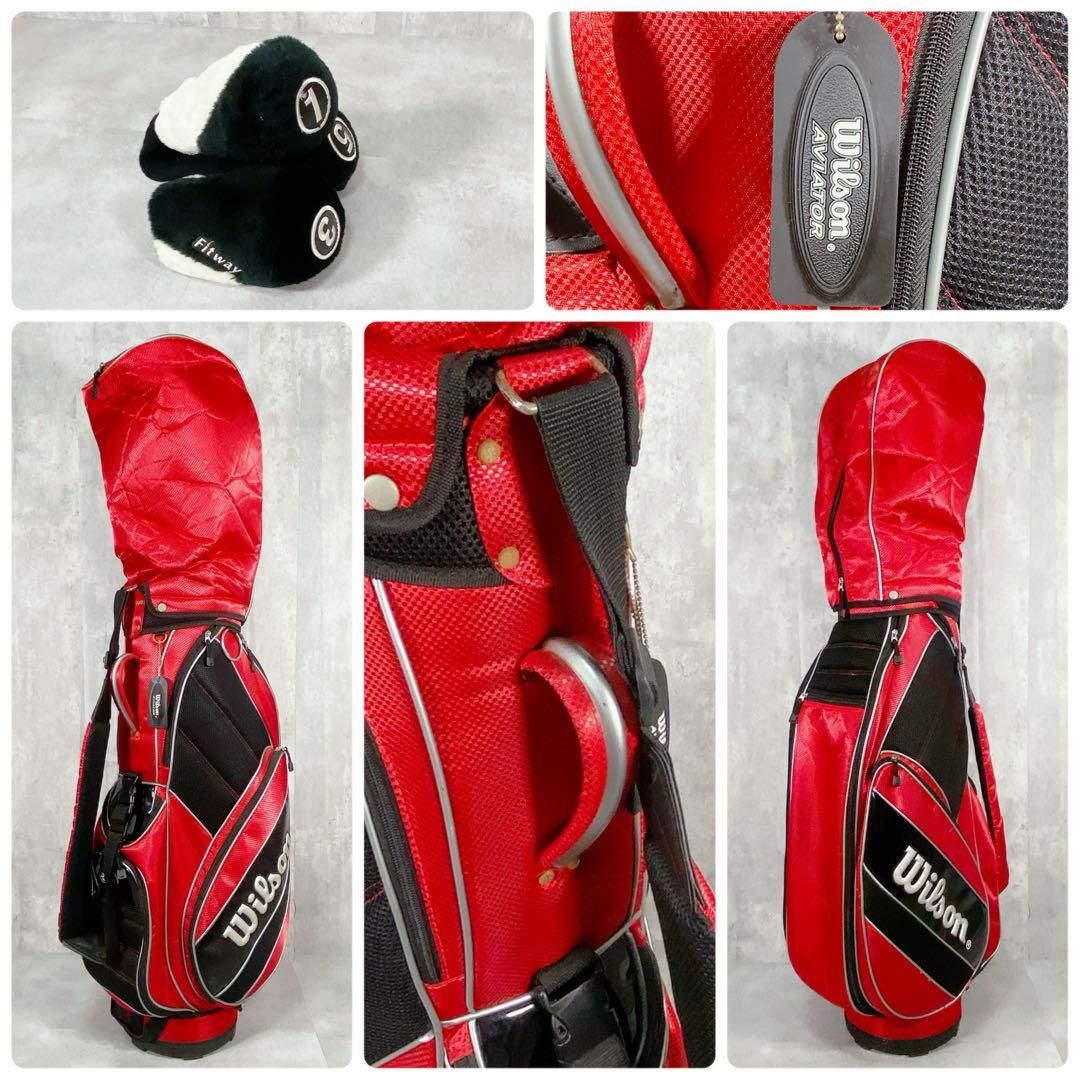 V481 FITWAY メンズ ゴルフ クラブ セット フレックスR 赤 黒 - メルカリ