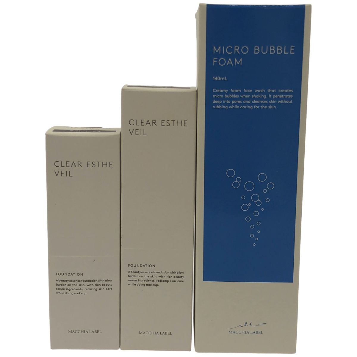 Z000 マキアレイベル マイクロバブルフォームa 140mL & 薬用クリア