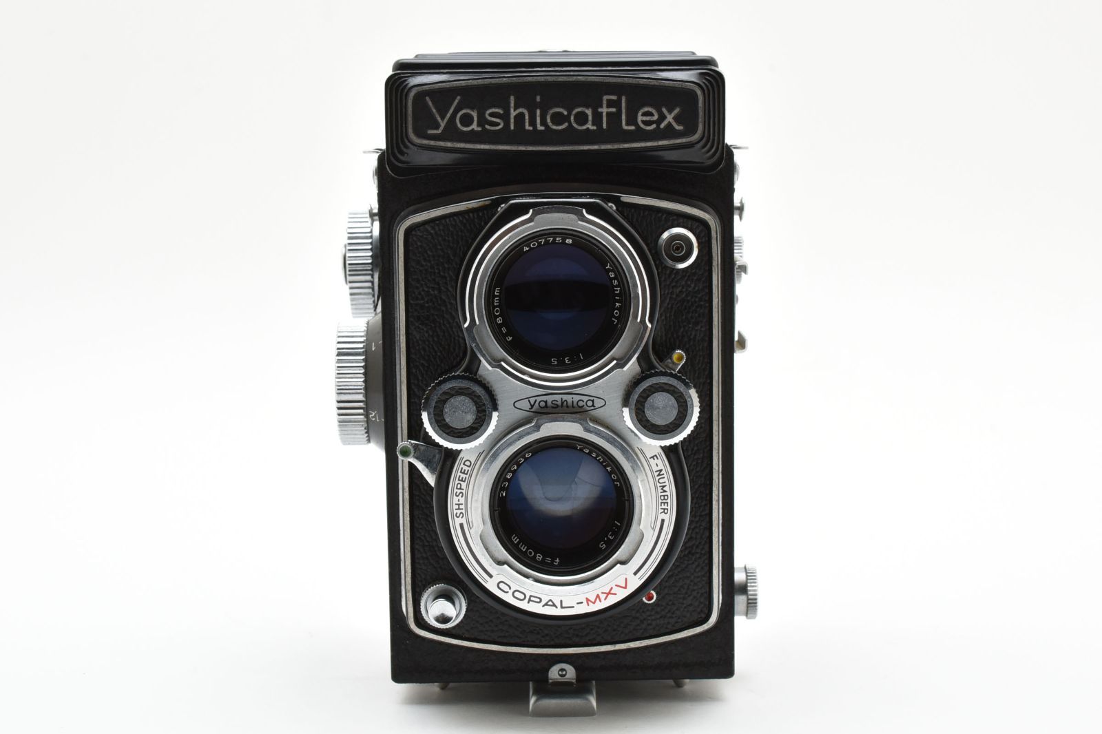 4465 ヤシカ Yashica Yashicaflex New B 80mm f3.5 二眼レフ フィルム