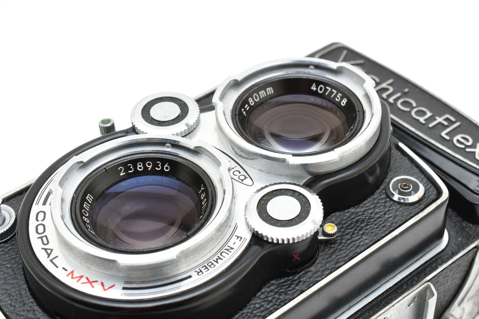 4465 ヤシカ Yashica Yashicaflex New B 80mm f3.5 二眼レフ フィルム