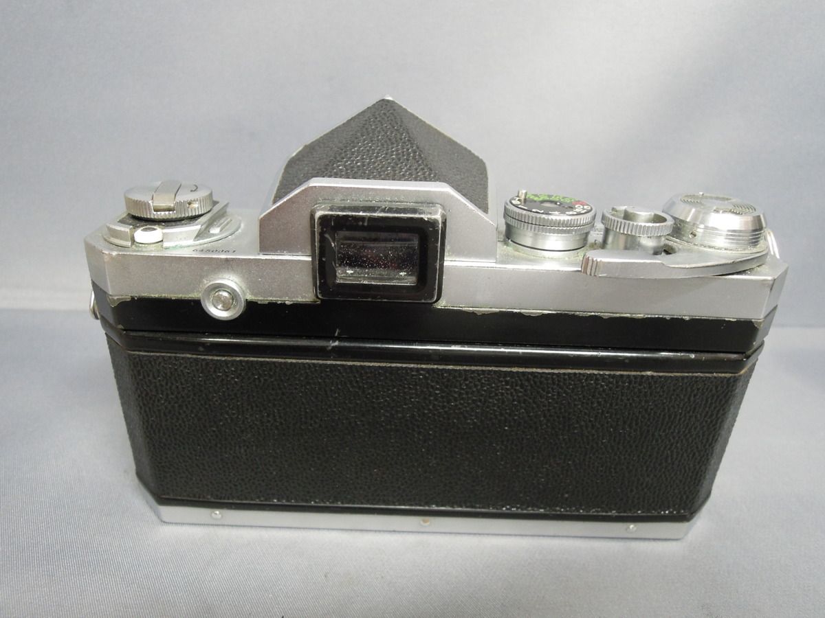 ニコン Nikon F アイレベル シルバー + NIKKOR-S 5.8cm F1.4 フィルム