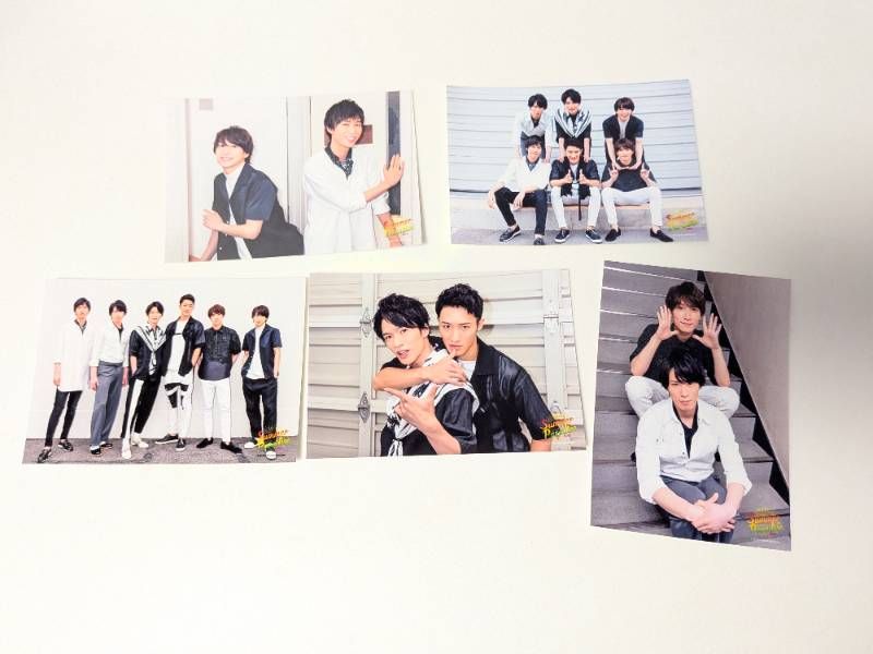 Snow Man Jr. 6人時代 メンバー混合 フォトセット 3種 写真 12枚セット