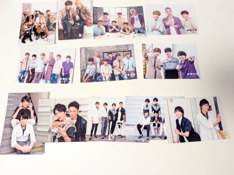 SnowMan 少年たち2019 オフショット　2枚セット Snow Man Jr. 6人時代 メンバー混合 フォトセット 3種 写真 12枚セット
