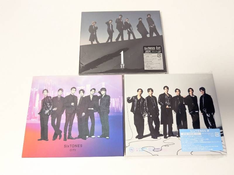 SixTONES 通常盤 アルバム 3点セット 1st/CITY/声 - メルカリ