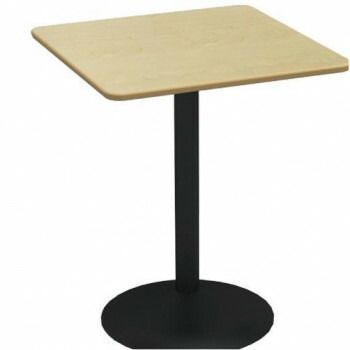 ポイント14倍 12 5 カフェテーブル60 cm角天ナチュラル天板円盤脚 CTRR-60 S-NA