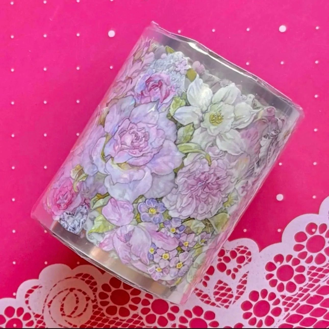 ♡SALE♡ 贝壳光 6cm×10m 100cm/loop葡萄香气 海外マスキングテープ