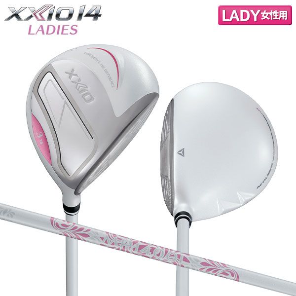レディース ダンロップ ゼクシオ14 フェアウェイウッド ゼクシオ MP 1400 L カーボンシャフト ホワイト