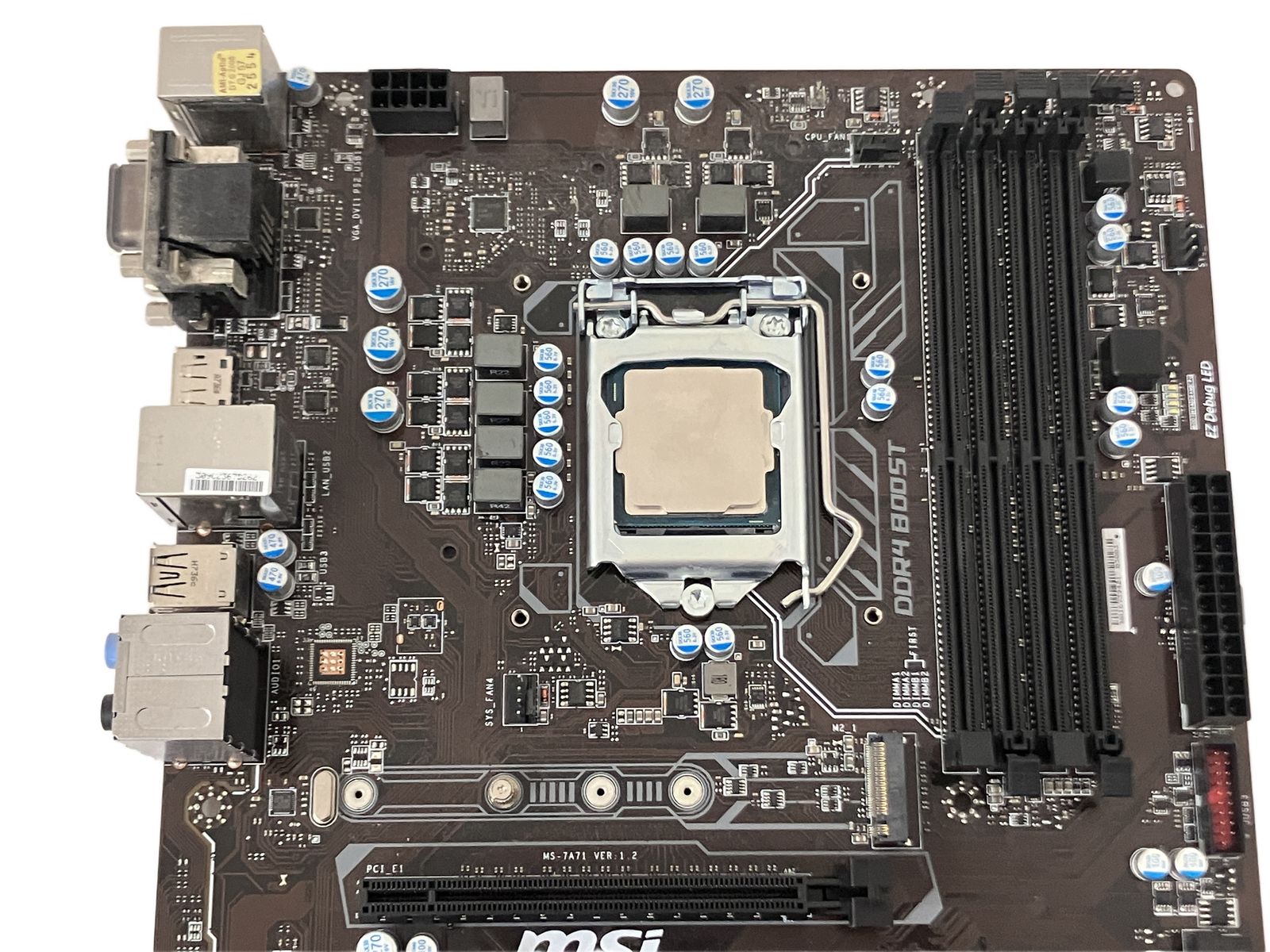 msi Z 270-S 01 A マザーボード INTEL i 7-7700 CPU セット