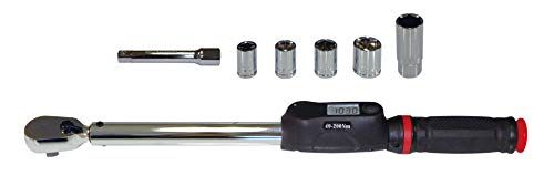 エマーソン Emerson デジタルトルクレンチ トルク対応レンジ 40～200 N m トルク精度 4 12 7 mm 1 2インチ 103 mプリセットタイプ 簡単トルク設定 14 17 19 24 21 mm薄口ロング 7907 c 354