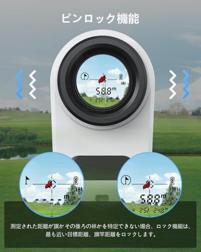  ゴルフ 距離計 レーザー距離計測器 1000 m 1093 yd対応 MINI ゴルフ距離測定器 充電式 超軽量 高低差 スロープ ピンロックモード 競技対応 IP 54 建築 スポーツ フィールド探検 地理的な測定 9 b 2 d 212 a その他 キッチン 食器