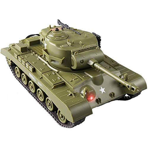 戦車 ラジコン2 4 GhzリモコンアメリカのシャーマンM A 3 パーシングM 26中戦車1 30スケールモデル シミュレーションサウンド アクション 赤外線バトル M 26 5 f 567802