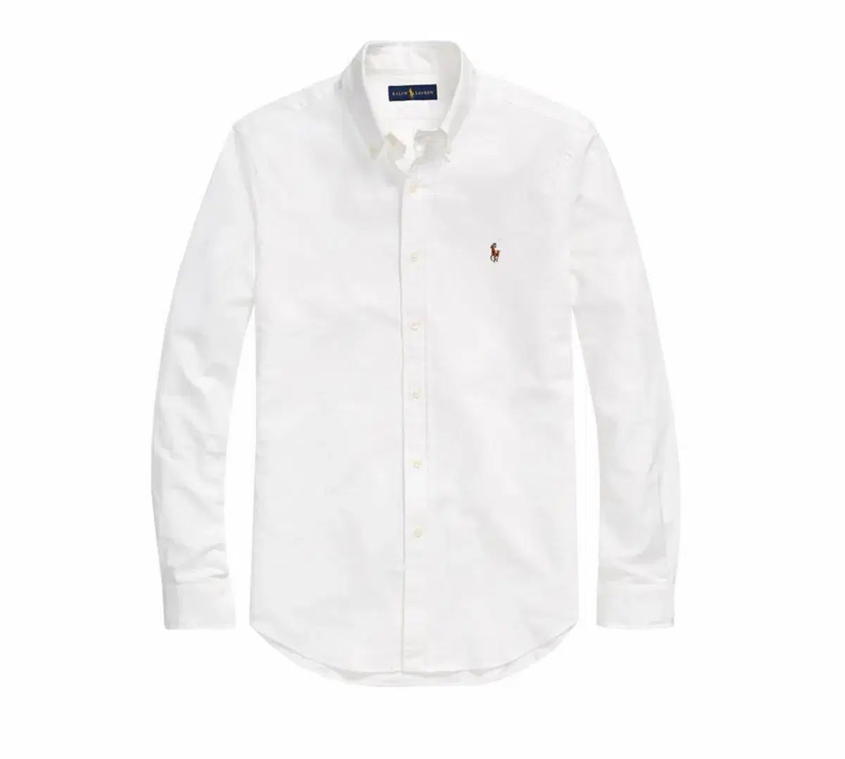 M ポロラルフローレン ポニー刺繍 スリムフィットシャツ 白 ショップ