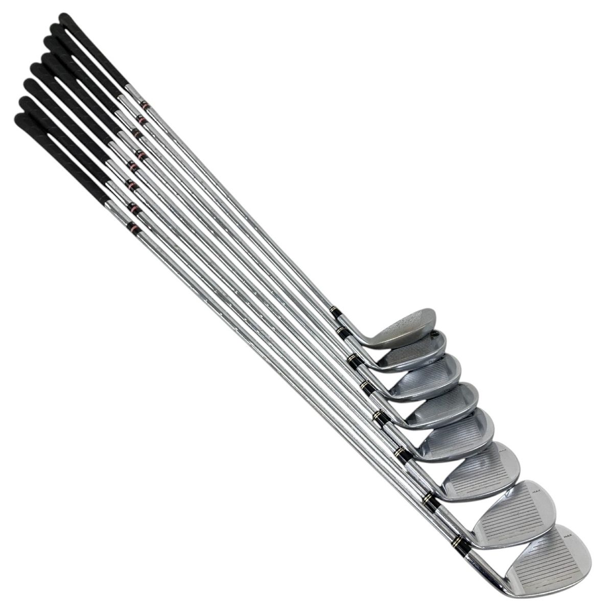 【左/レフティ】グリップ全て新品/TaylorMade r7Ti アイアンセット TaylorMade テーラーメイド r7 CGB MAX アイアン レフティ 左利き用 8