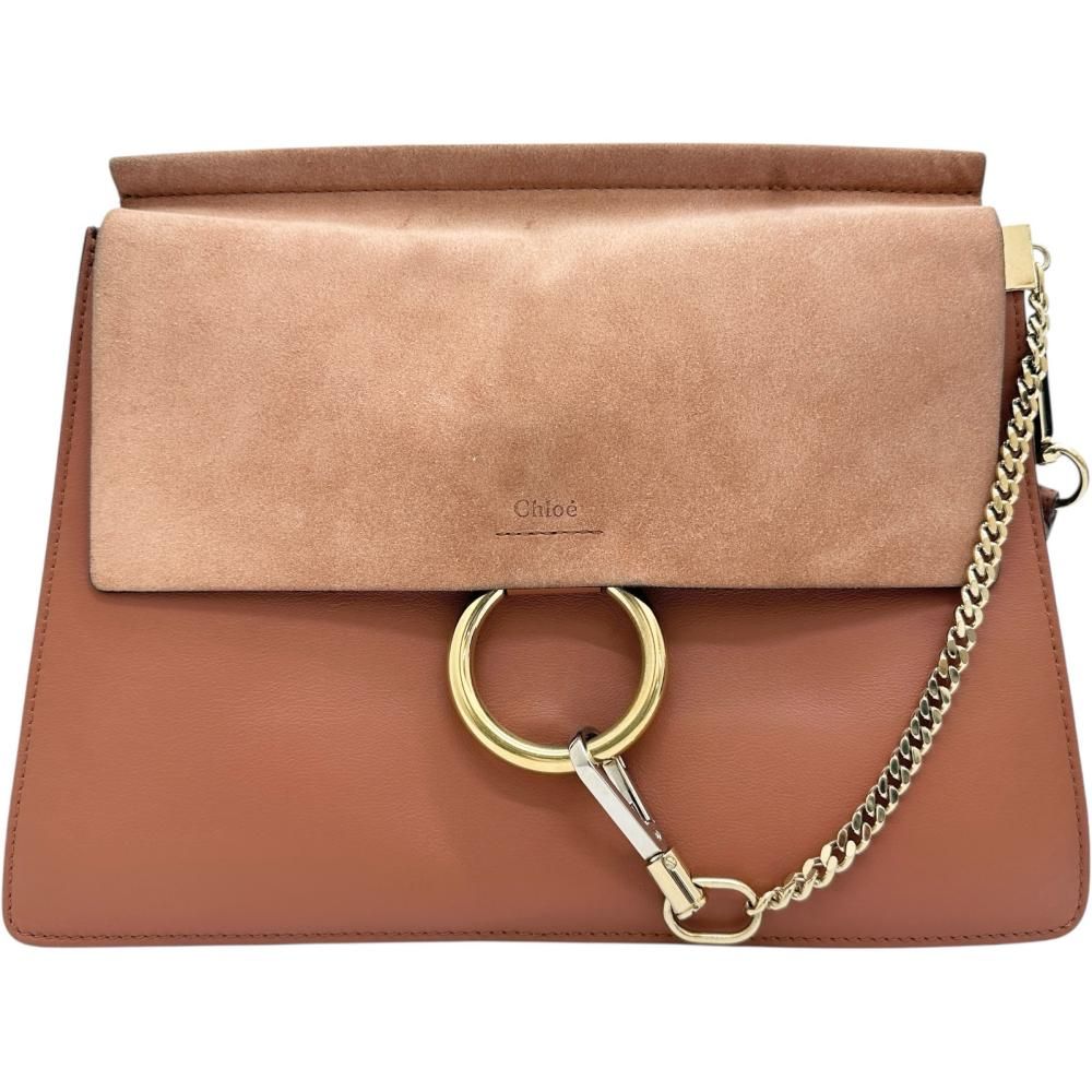 Chloe/クロエ】フェイ ミディアム ショルダーバッグ レザー ピンク