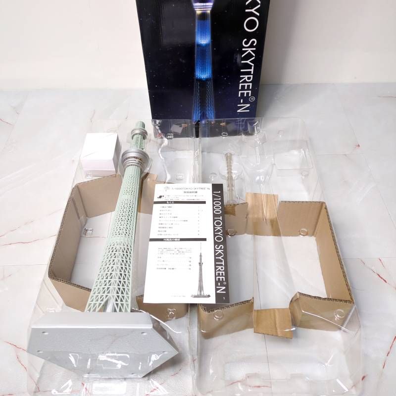 ジョイパレット 東京スカイツリー 1/1000 ライトアップモデル 動作確認