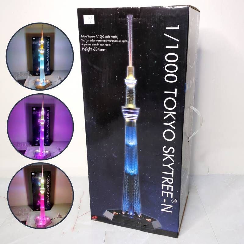 ジョイパレット 東京スカイツリー 1/1000 ライトアップモデル 動作確認