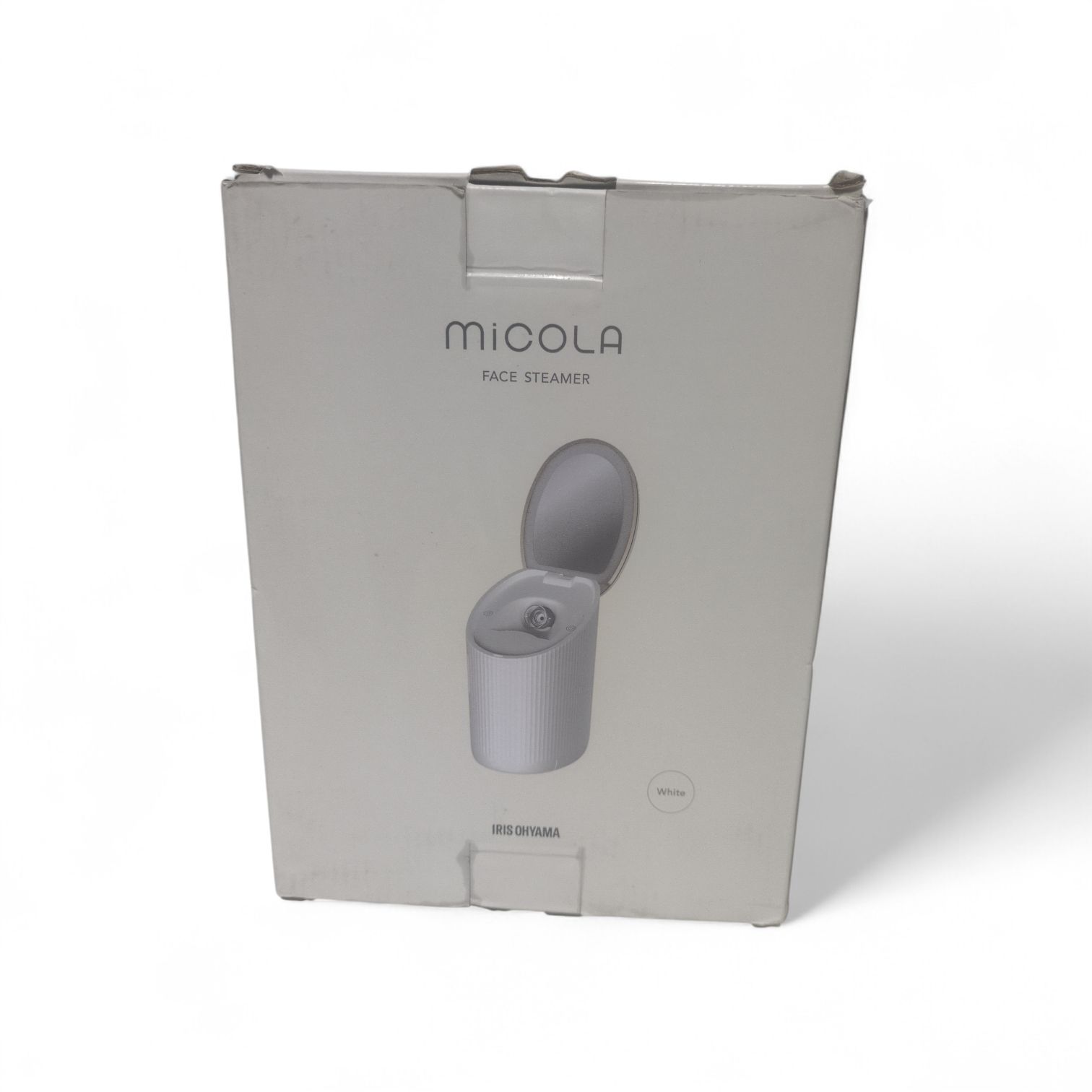 アイリスオーヤマ MiCOLA ミコラ フェイススチーマー ホワイト FST-101