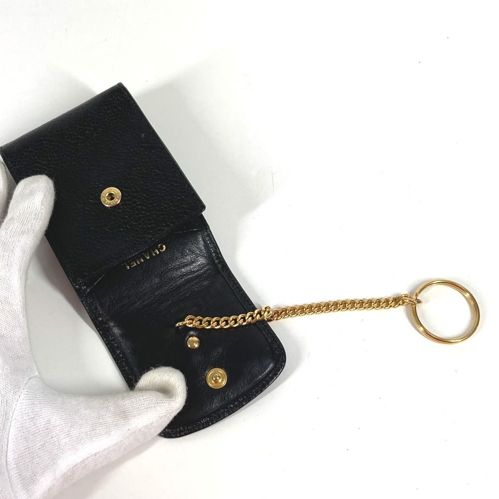 CHANEL シャネル シガレットケース ロゴ CC ココマーク キャビアスキン