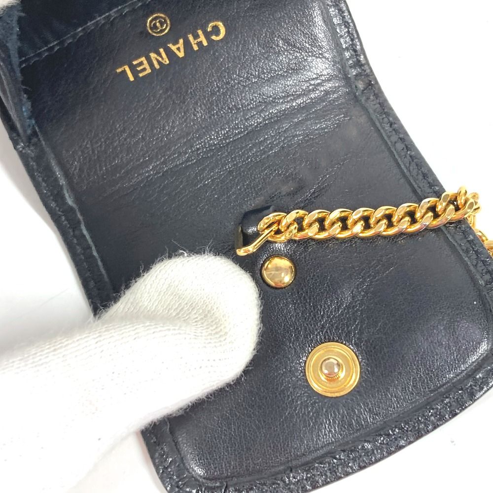 CHANEL シャネル シガレットケース ロゴ CC ココマーク キャビアスキン