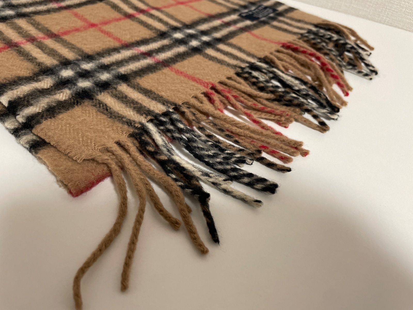 BURBERRY バーバリー ロンドン ノバチェック カシミア100% マフラー