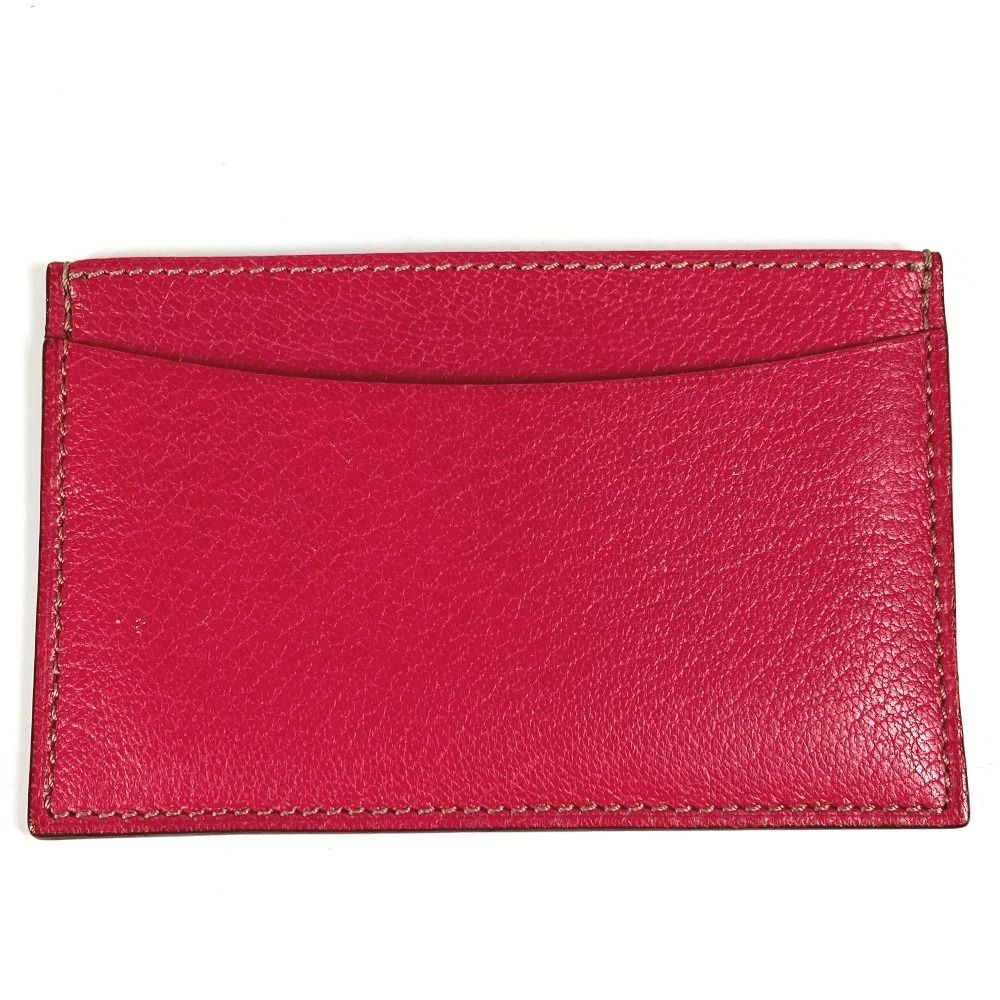 CARTIER カルティエ カードケース ロゴ レザー レッド系 - メルカリ
