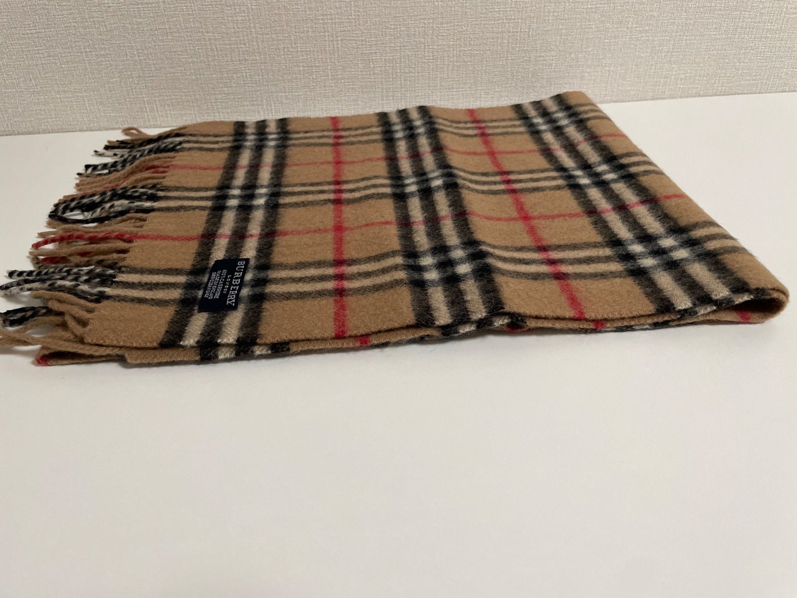 BURBERRY バーバリー ロンドン ノバチェック カシミア100% マフラー