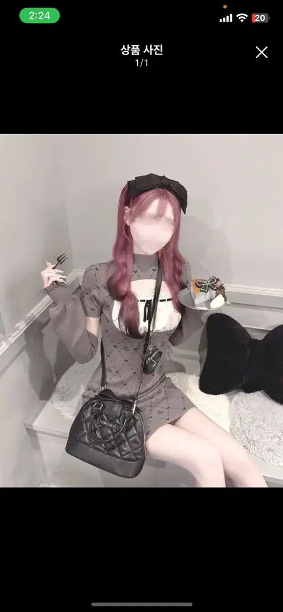 허니ミュ ウォーマー ONE PIECE グレー スナ系 量産型 地雷系