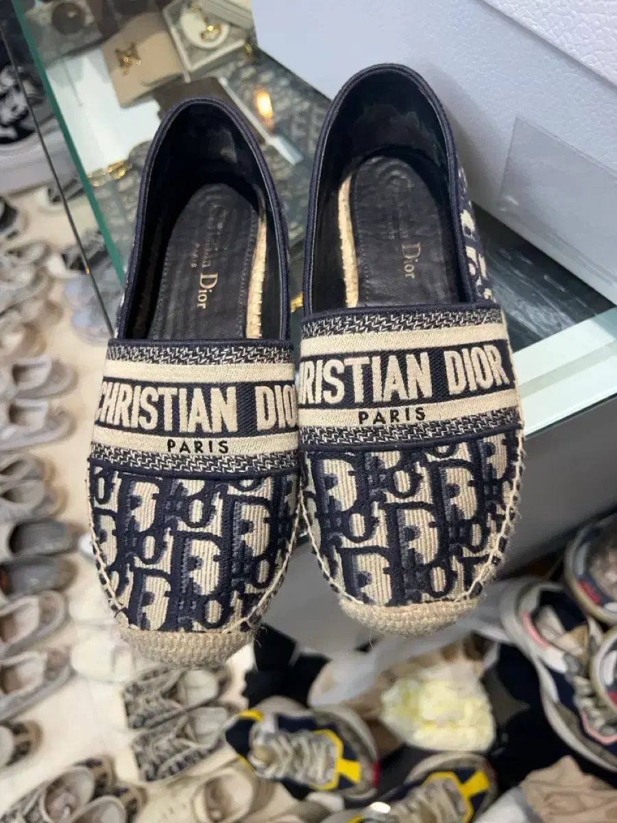 ディオール オブリーク エスパドリーユ スリッポン レディース