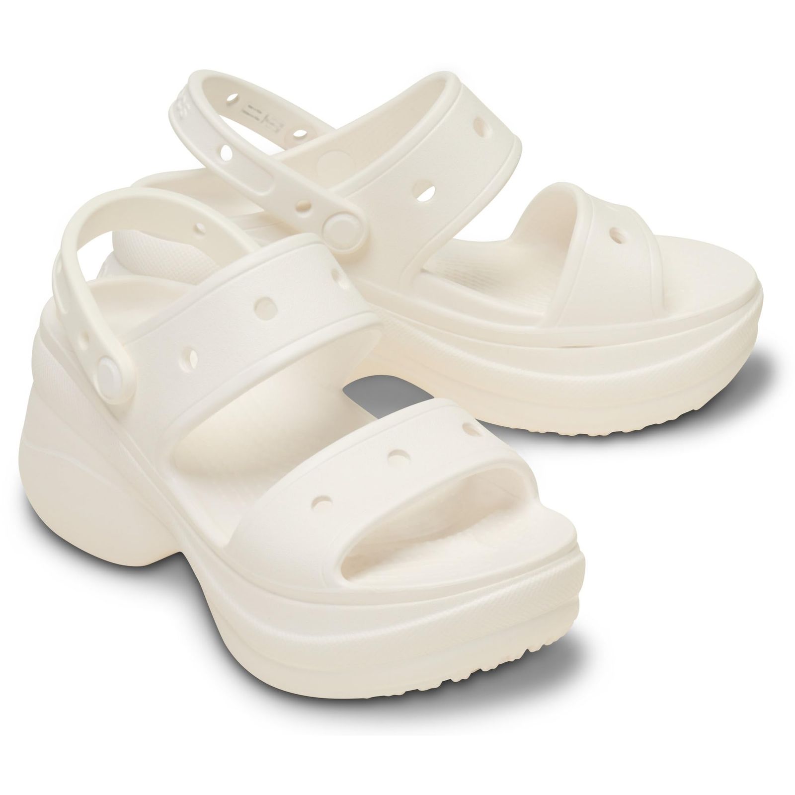 クロックス ベイ サンダル 22 cm レディース ホワイト 22.0