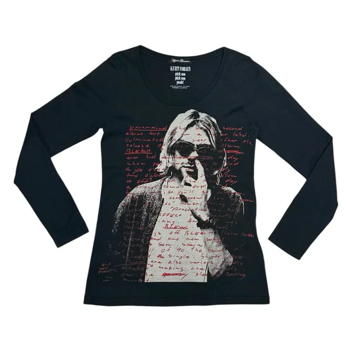 2011 HYSTERIC GLAMOUR ヒステリックグラマー x カート・コバーン Blue