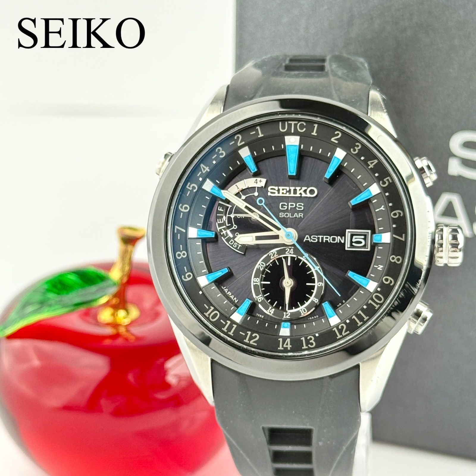 セイコー アストロン 7 X 52 0 AB 電波ソーラー メンズ 腕時計 540
