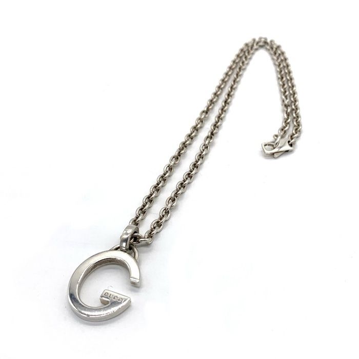 Gucci グッチ Gチャーム チェーンネックレス AG925 シルバー Size 45cm