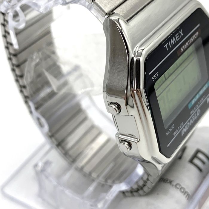TIMEX タイメックス INDIGLO デジタル 腕時計 シルバー T78587 - メルカリ