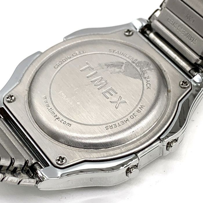TIMEX タイメックス INDIGLO デジタル 腕時計 シルバー T78587 - メルカリ