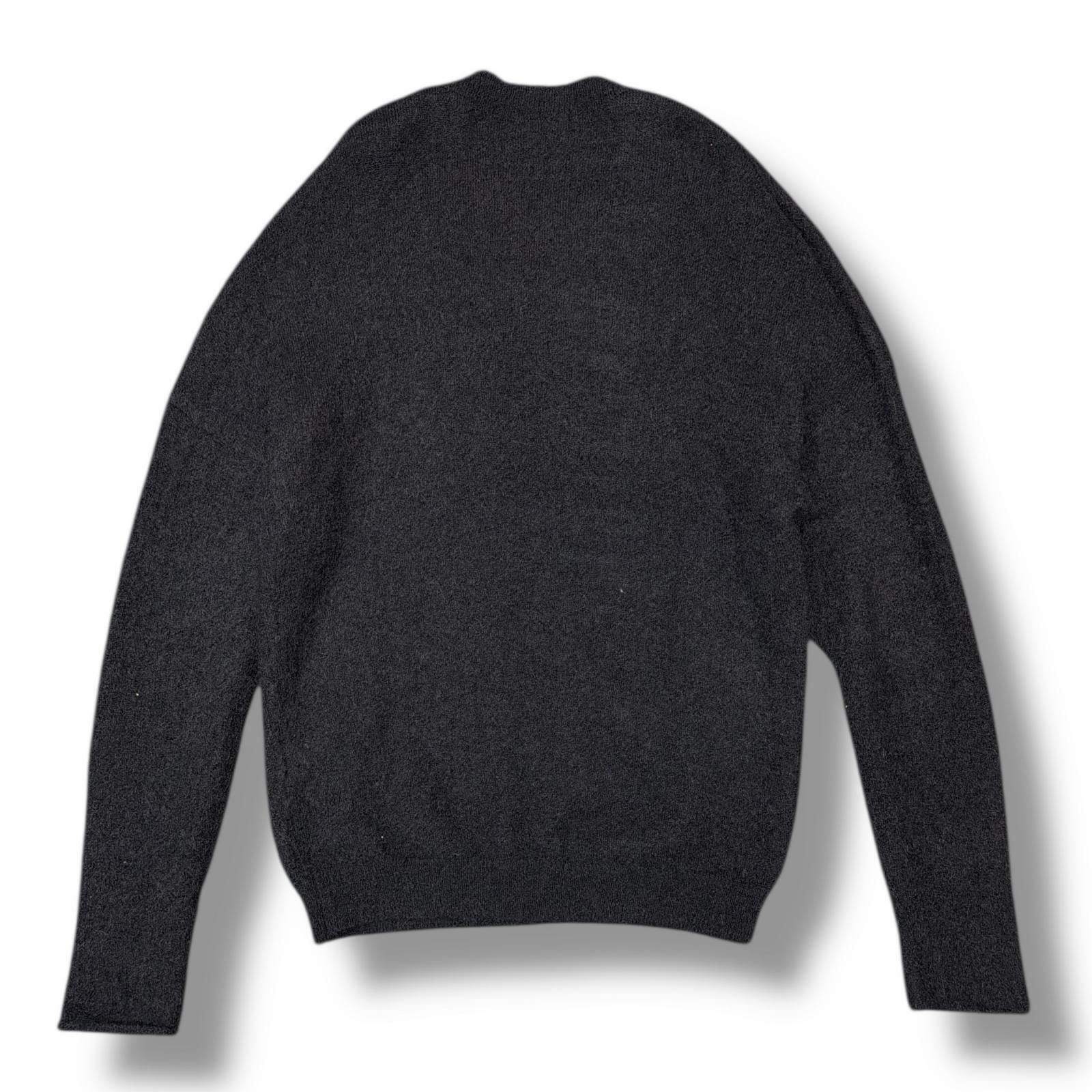 【美品】Acne Studios モヘヤ混 クルーネックニット ブラック S ACNE STUDIOS モヘアニット セーター アクネストゥディオズ 29F163