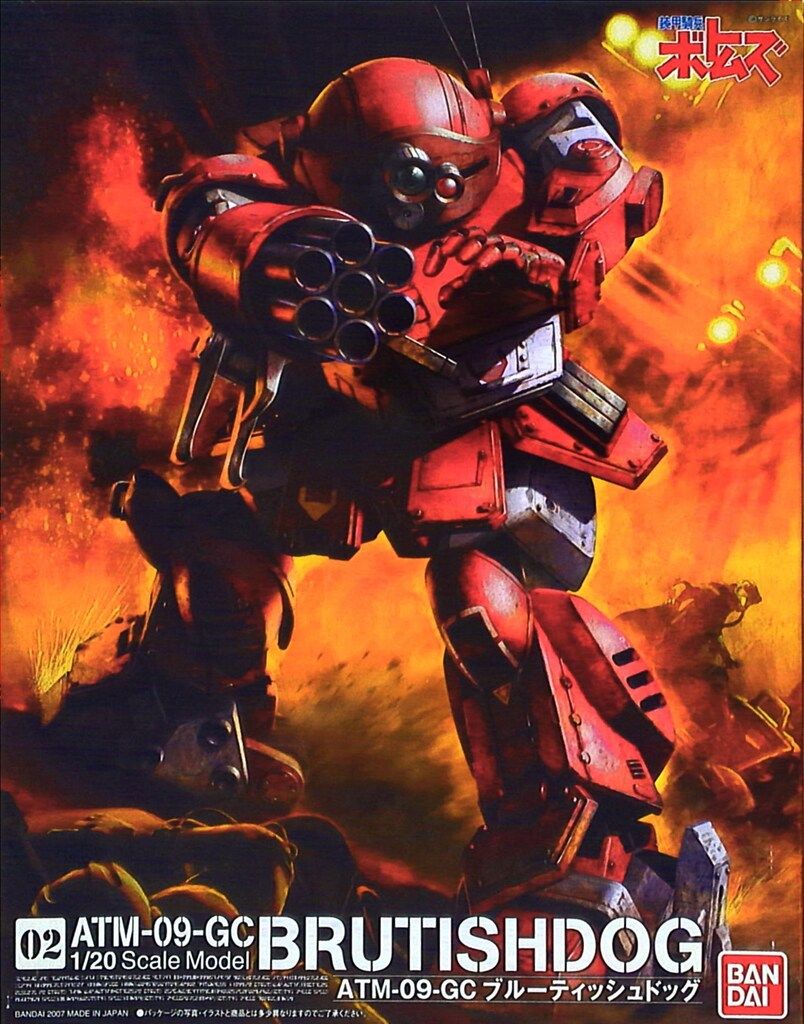 バンダイ 1/20スケール ATM-09-GC ブルーティッシュドッグ/装甲騎兵