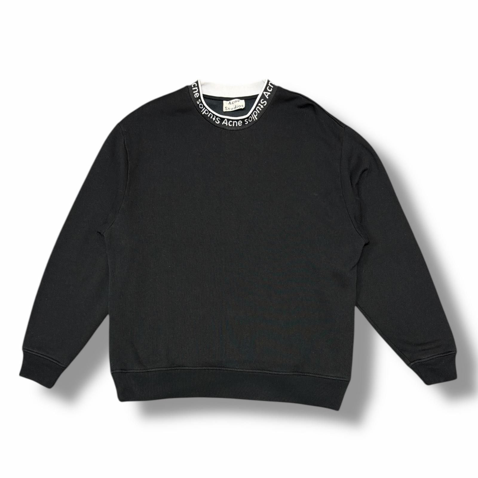 ACNE STUDIOS Logo Neck SweatShirt ロゴネックスウェットシャツ
