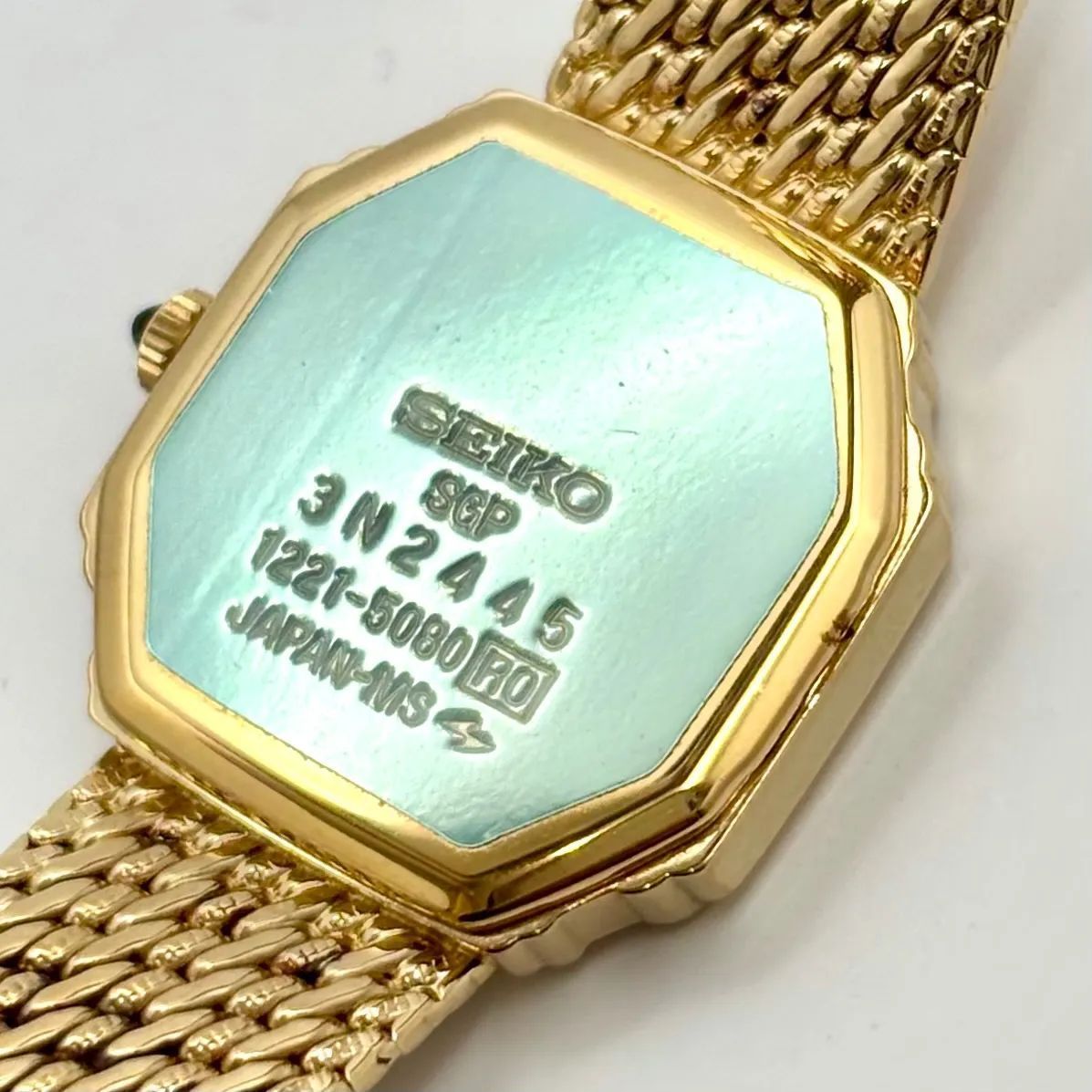 美品/新品電池】SEIKO セイコー Exceline エクセリーヌ 1Pダイヤ