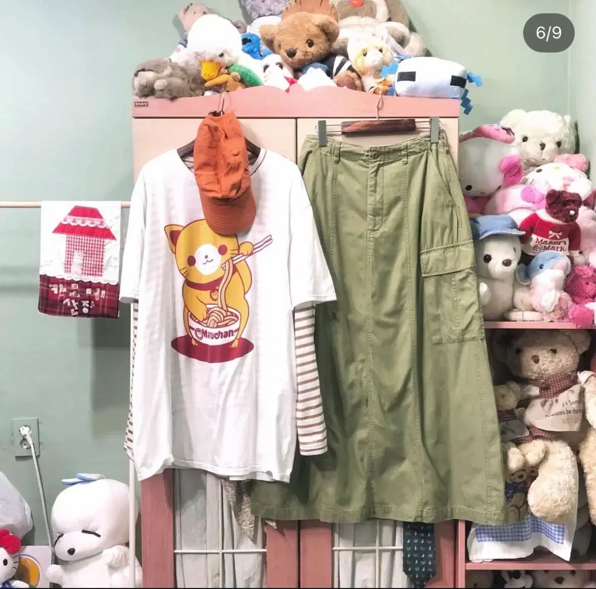 カモメサンラメンゴー猫 コーディネートセット