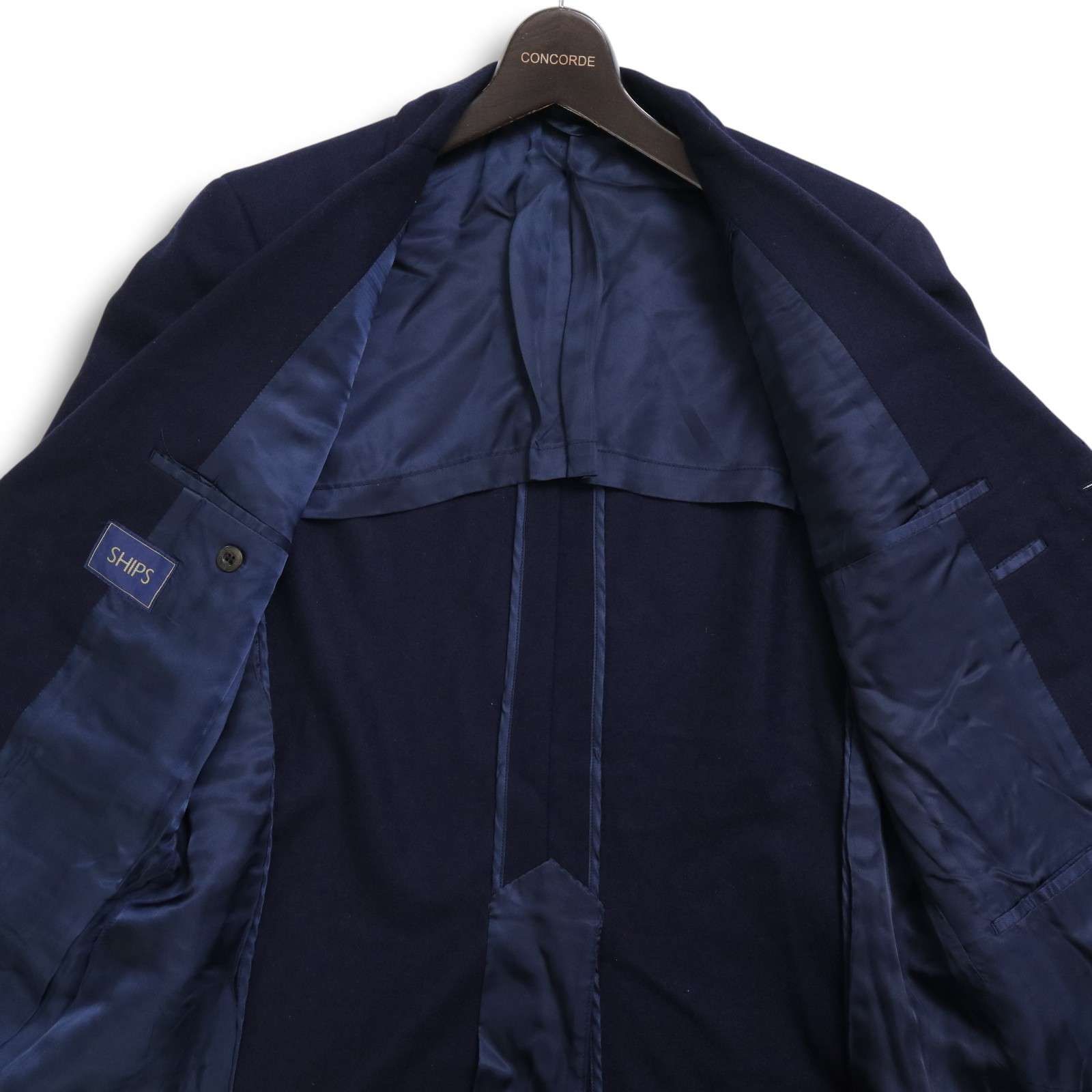 美品　シップス　テーラードジャケット　ネイビー　紺　カノニコ　48 紺ブレ 美品 シップス テーラードジャケット ネイビー 紺 カノニコ 48 紺ブレ