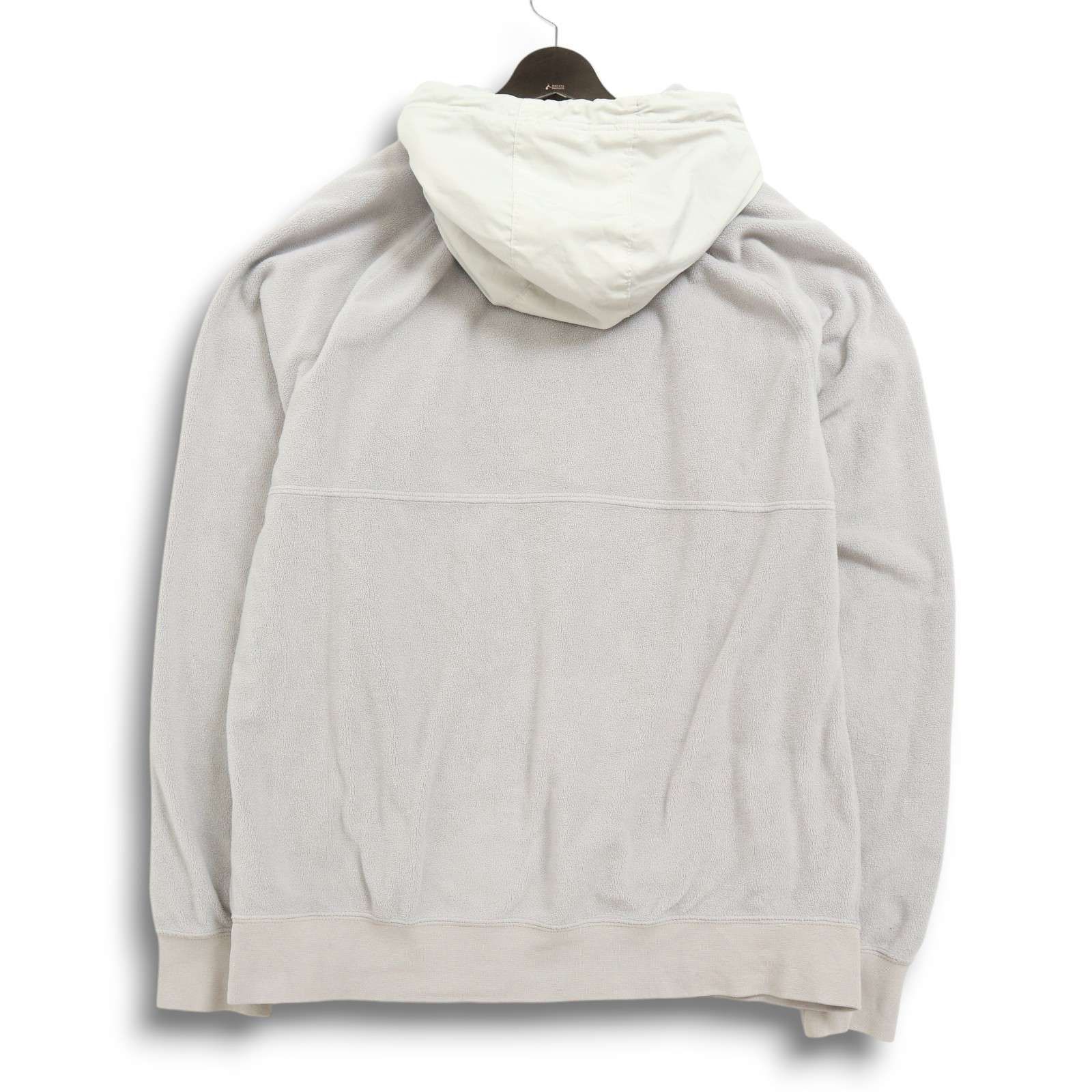 NIKE ナイキ 秋冬 フリース☆ 切替 ロゴ刺繍 プルオーバー パーカー Sz