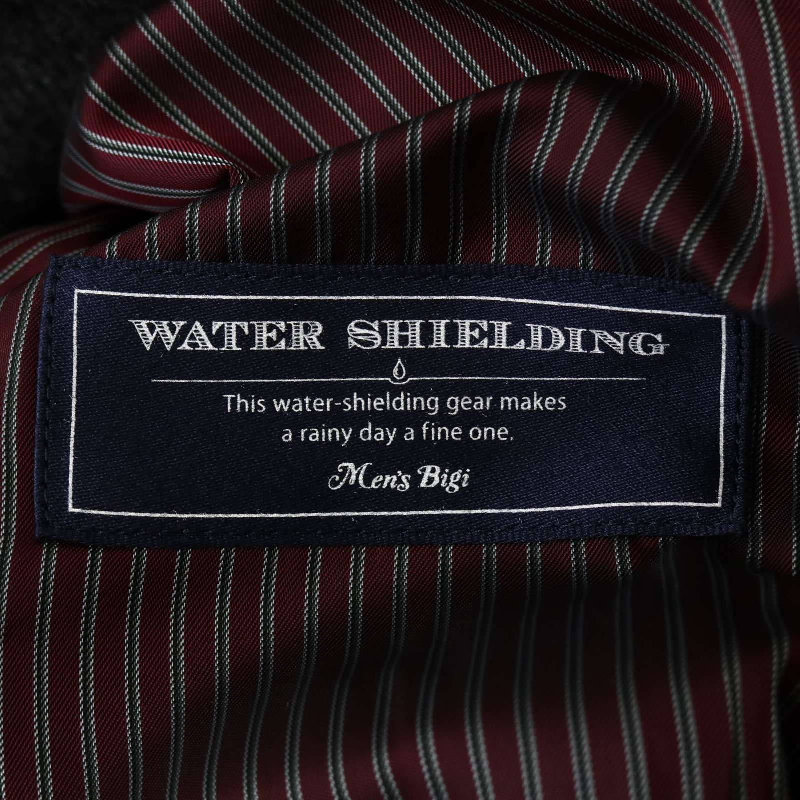 MEN'S BIGI メンズビギ 秋冬☆ ウール100% スタンドカラー コート Sz.L