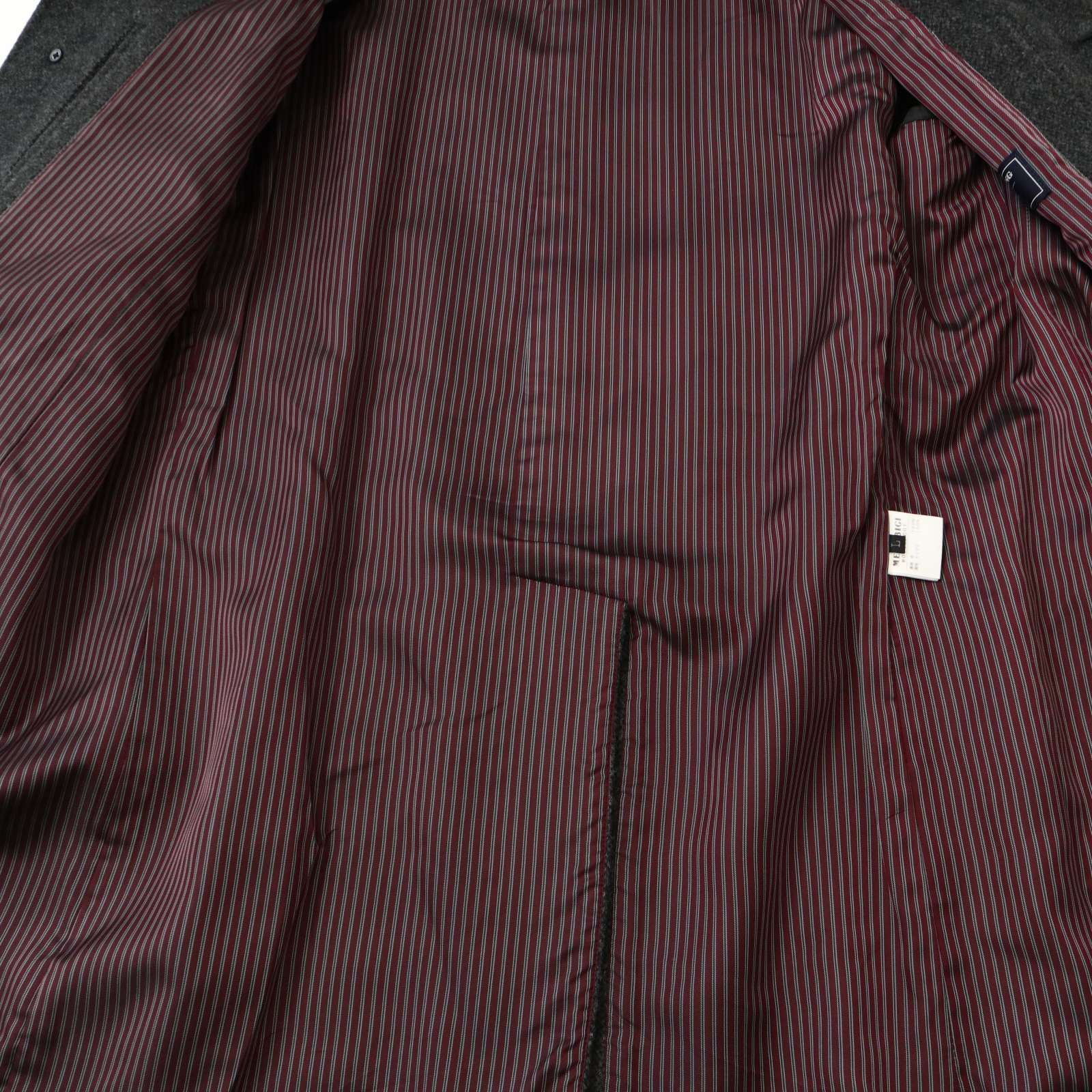 MEN'S BIGI メンズビギ 秋冬☆ ウール100% スタンドカラー コート Sz.L