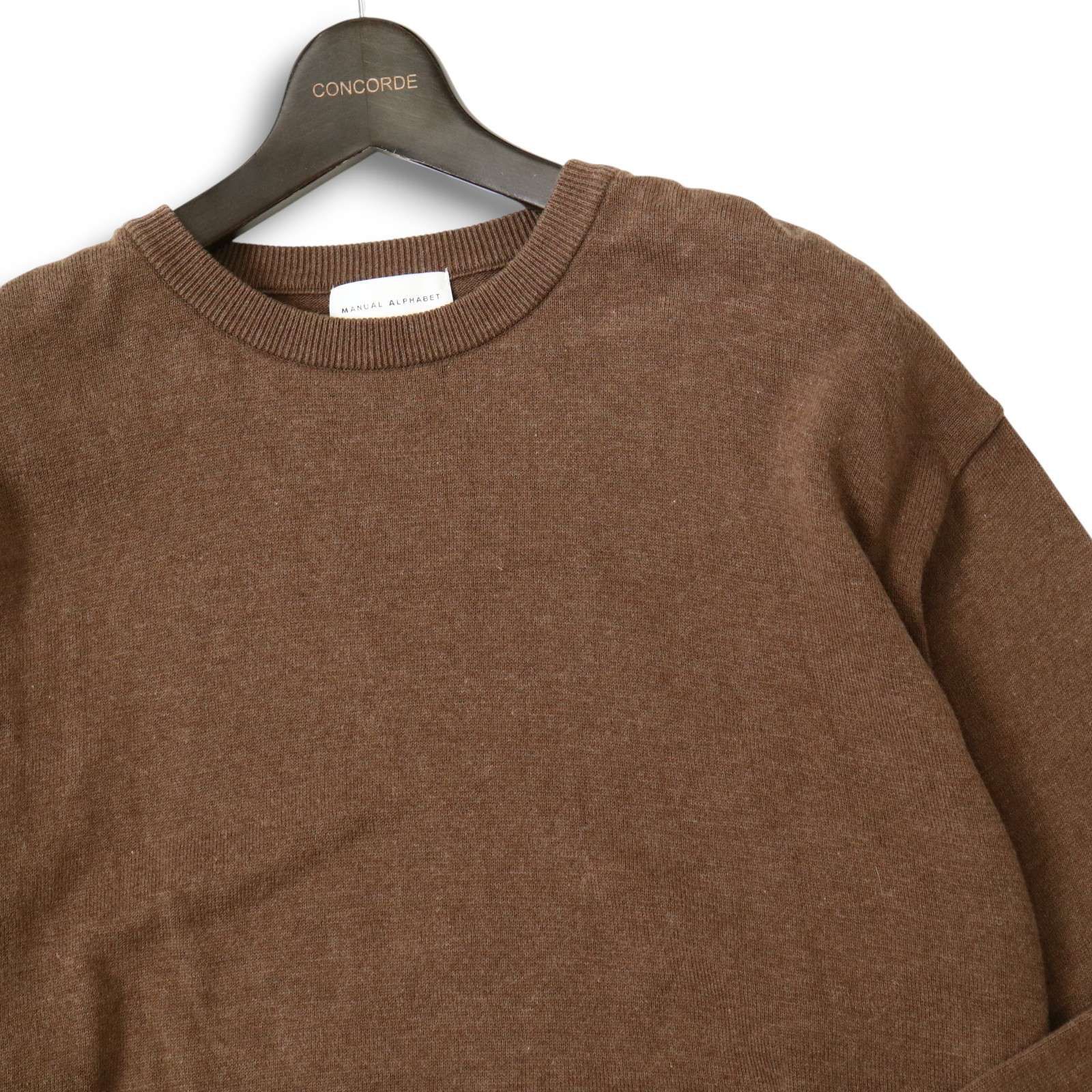 MANUAL ALPHABET マニュアルアルファベット 通年☆ コットン ニット