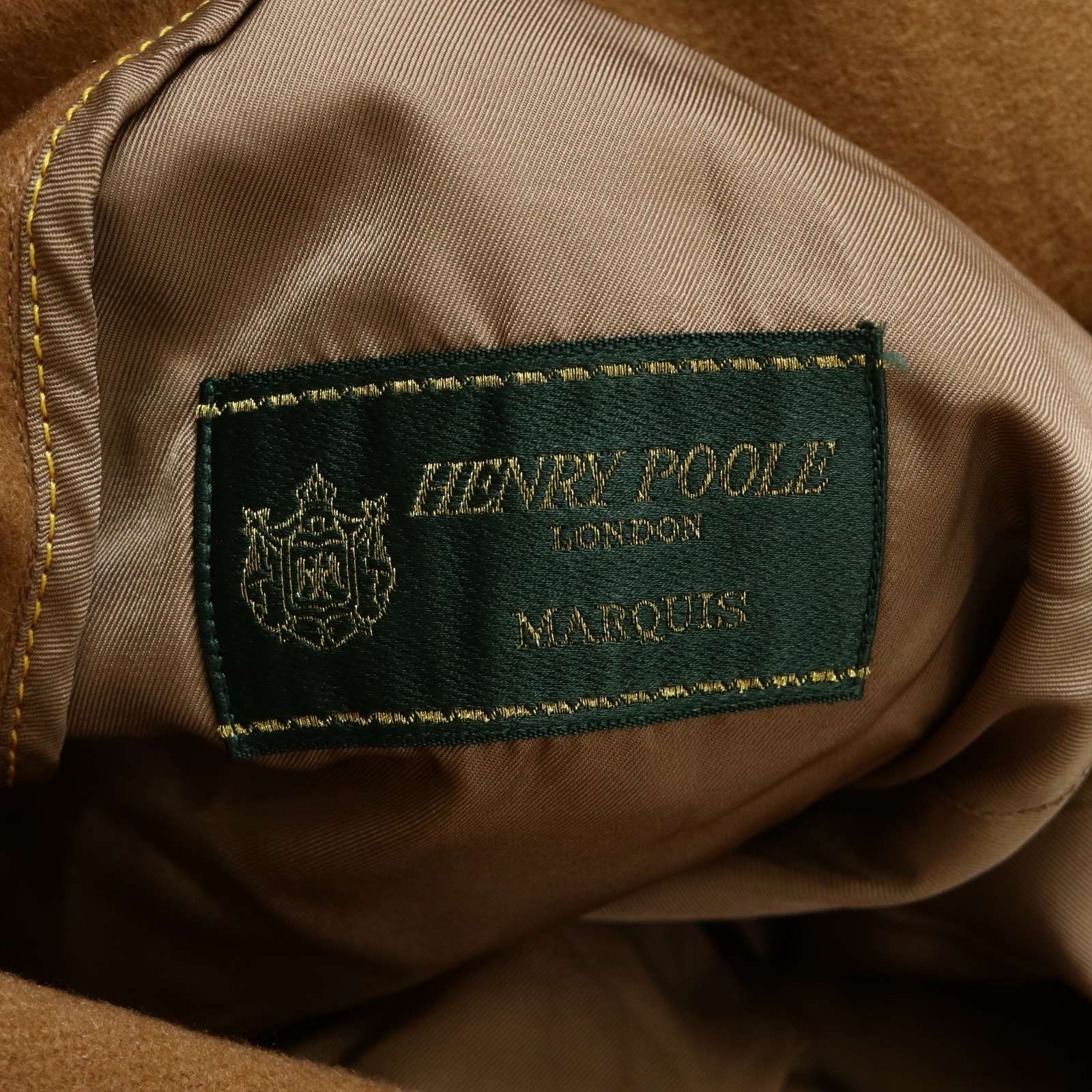 HENRY POOLE ヘンリープール 秋冬☆ スコットランド製 カシミヤ100